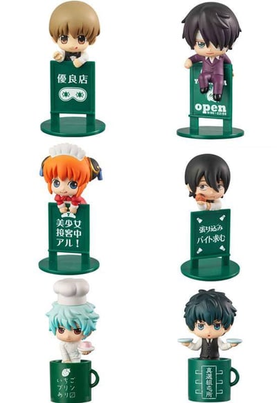 Komplettset - Gintama Ochatomo - Yorozuya Cafe (6 Figuren) - 1