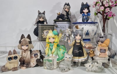 Only Cats  · Azuki – Tea Time Cats – Decorated Life Collection – Ribose