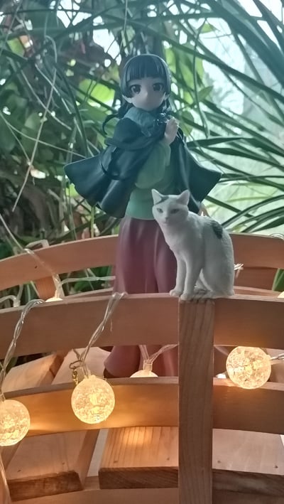 Maomao mit Kätzchen 