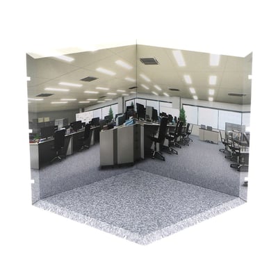 Büro - Dioramansion 150 - Hintergrund für Nendoroids und Figmas (1)
