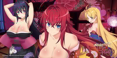 Highschool DxD - Kimono - XXL Mousepad (80 x 40cm)  (1)