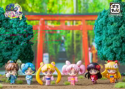 Sailor Moon Petit Chara Land Yukata Special: Let’s Go to the Festival! (Complete Set of 6 Figures) - 8
