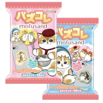 Bazu-Colle - Mofusand - Cookie mit Sammelsticker - Furuta - 10 g (1)