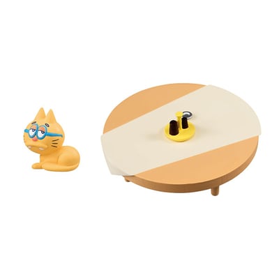 Osomatsu-san - Palmate Mini-Figuren Set - We are Family! (7 Figuren mit Tisch und Hintergrund) - 1