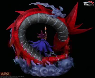 Yami Yugi und Slifer, der Himmelsdrache - Yu-Gi-Oh! - Taka Corp (8).png