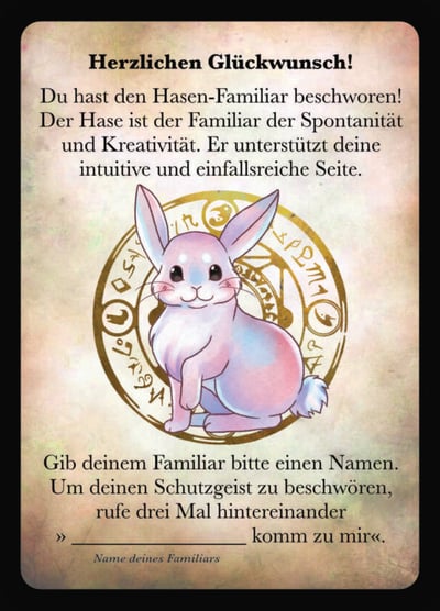 Der Hase – Magical Familiars - Schlüsselanhänger - Yunuyei (1)