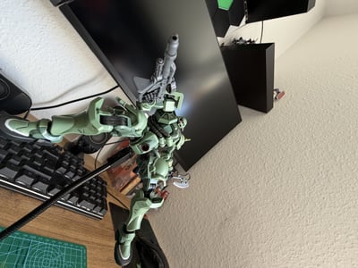 HG GQ Zaku · MS-06 Zaku - 1/144 High Grade - Mobile Suit Gundam - Bandai Spirits
