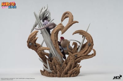 Gaara vs Kimimaro - Elite Dynamic Statue - Hex Collectibles (15)