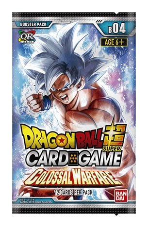 Colossal Warfare Booster Packung - Dragonball Super Card Game Season 4 (Englische Version) - 12 Karten - 1
