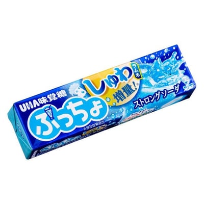 Puccho - Japanische Kaubonbons mit Soda-Geschmack - U-HA MIKAKUTO - 50 g (1)