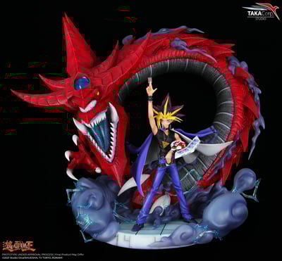 Yami Yugi und Slifer, der Himmelsdrache - Yu-Gi-Oh! - Taka Corp (2).png