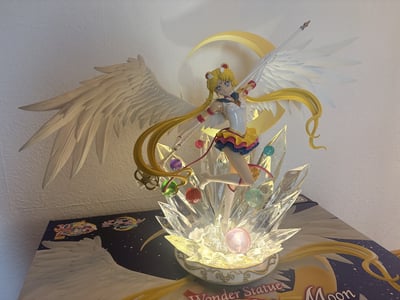 Sailor moon wonder statue  · Wonder Statue Work of Art: Eternal Sailor Moon - Bandai Spirits