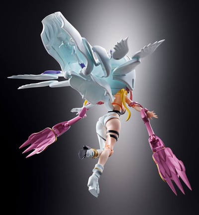 Tailmon digivolving to Angewomon - Digivolving Spirits 04 - 4