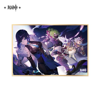 Yelan, Kuki Shinobu & Itto - Genshin Impact Ver.2.7 Hidden Dreams In The Depths - Shikishi - miHoYo (1)