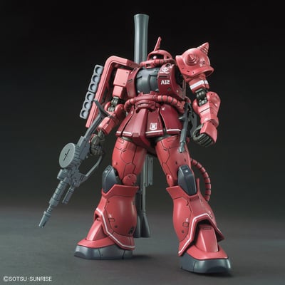 MS-06S Char Aznable's Zaku II Commander Type - HG 1/144 - Modelkit - Bandai Spirits (1)