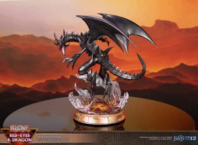 Rotäugiger schwarzer Drache - Schwarze Edition - First 4 Figures Yu-Gi-Oh! PVC Figur (21)