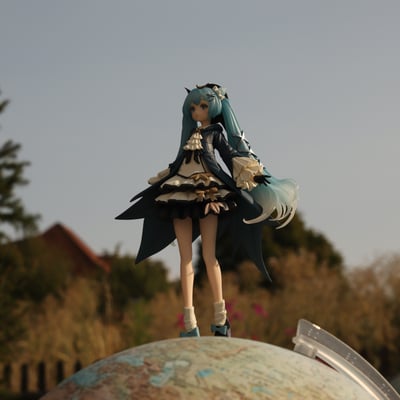 Miku is on top of the world · Hatsune Miku - Autumn Outing - S-Fire - Sega