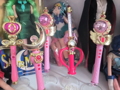 Cutie Moon Rod · Sailor Moon - Cutie Moon Rod - Bandai Stick and Rod Set 1