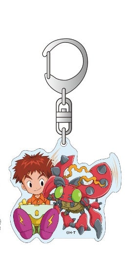 Komplettset - Digimon Acryl Schlüsselanhänger - 15th Anniversary (8 Anhänger) - 7