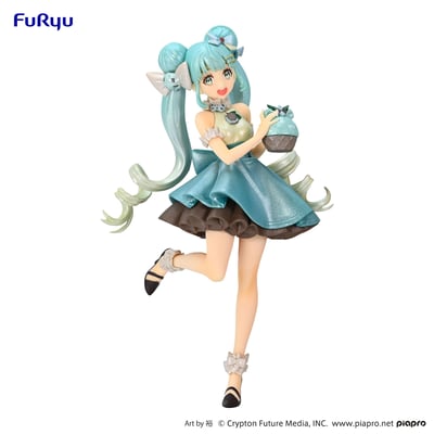 Hatsune Miku - Chocolate Mint Pearl Color - SweetSweets Series - Furyu  (1)