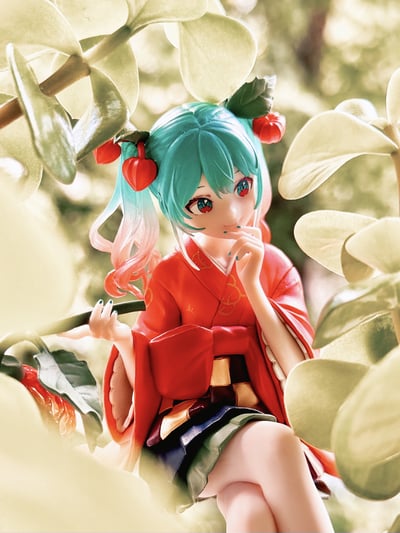 Miku · Hatsune Miku - Flower Fairy Winter Cherry - Noodle Stopper - Furyu