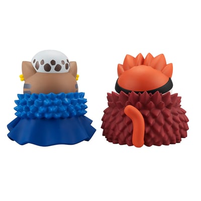 Monkey D. Ruffy & Trafalgar Law & Eustass Kid Set - One Piece Nyanto: Big Nyan Piece - Megahouse (8)