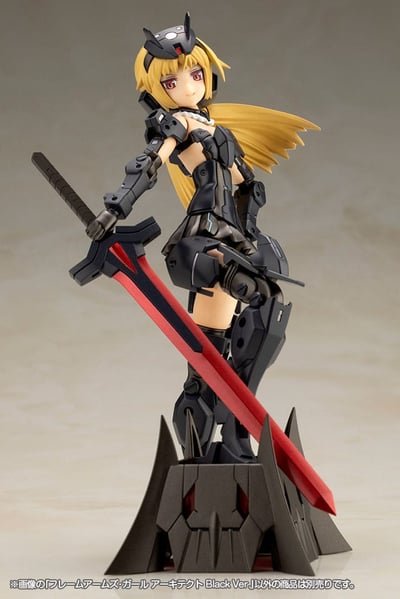 Architect - Black Version - Frame Arms Girl Model Kit - Kotobukiya (12)