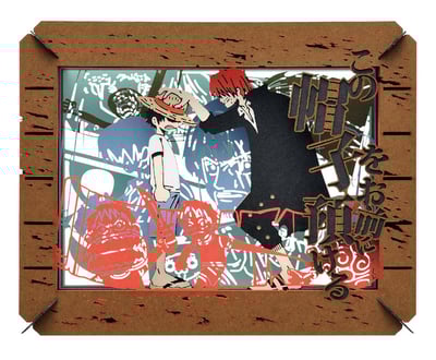 Shanks übergibt Ruffy seinen Strohhut / Eine neue Ära beginnt - One Piece - Papiertheater (PT-033X) - Ensky (1)