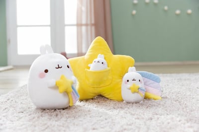 Sternschnuppe - Molang - Kissen (40cm x 28cm) (1)