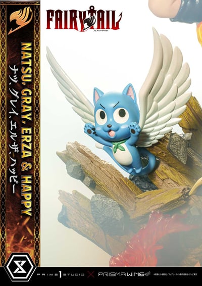 Natsu, Gray, Erza, Happy - Standard Version - Concept Masterline - Prisma Wing - Prime  Studio (6)