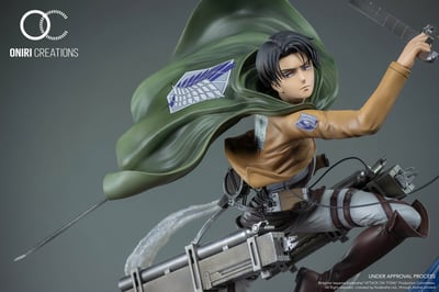Levi vs. Female Titan - Attack on Titan - Resin Diorama by Oniri Créations - 4