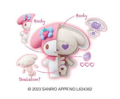 Set - Kaitai Fantasy Sanrio Characters - Fancy Purple - Megahouse (10)