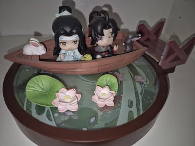 The silent sea  · Wei Wuxian & Lan Wangji (Lotus Lake Boat Ride Version) - The Master of Diabolism / Mo Dao Zu Shi (Set) - Hobby Rangers