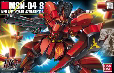 MSN-04 Sazabi - Mobile Suit Gundam - HGUC 1/144 - Model Kit - Bandai Spirits (1)