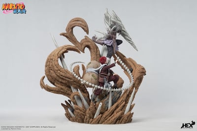 Gaara vs Kimimaro - Elite Dynamic Statue - Hex Collectibles (16)