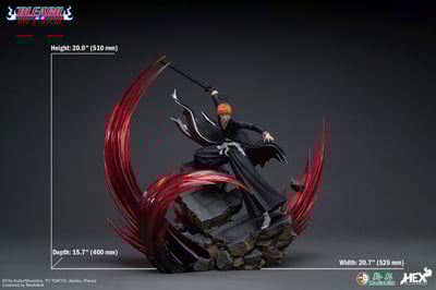 Ichigo Kurosaki - Elite Dynamic Statue - Hex Collectibles (2)