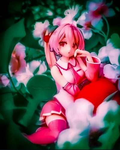 Cherryblossom Dreams 🌸 · Sakura Miku - Cherry Cushion - Desktop Cute Figure- Taito