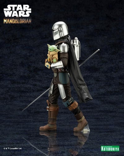 Mandalorian mit Grogu - Star Wars - ARTFX - Kotobukiya (4).jpg