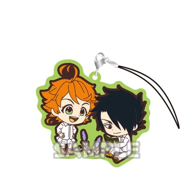 Emma and Ray - The promised Neverland Rubber Strap Duo - 1