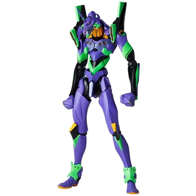 EVA-01 Test Type und Sachiel - Evangelion Evolution (EV-001) - Revoltech Vol. 100 - 1