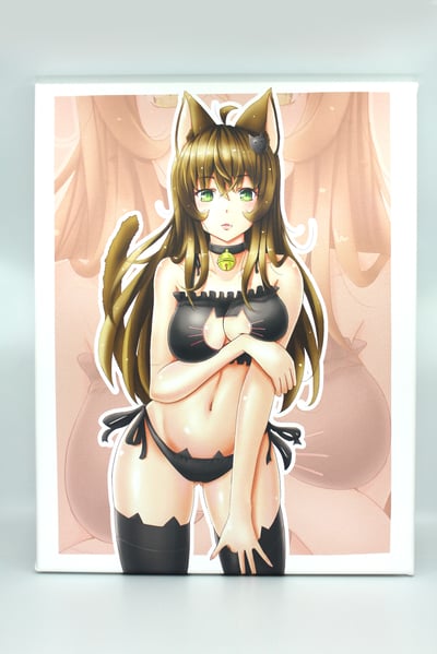 Figu-chan - Seductive Night-times - 40 x 50 cm Canvas - 1