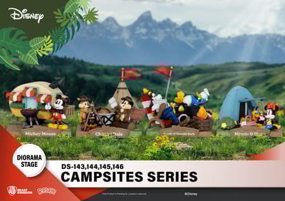 Minnie Mouse & Pluto - Disney Campsite Series - D-Stage Diorama - Beast Kingdom Toys (2)