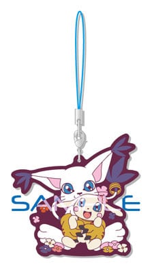 Lopmon, Terriermon, Chocomon and Gummymon - Digimon Anhänger - Rabasuto Collection - 1