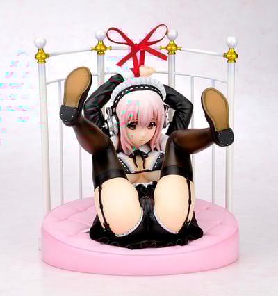 Super Sonico Gothic Maid mit Bett - 4