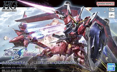 Immortal Justice Gundam - Mobile Suit Gundam SEED Freedom - HG 1/144 Modelkit - Bandai Spirits (1)