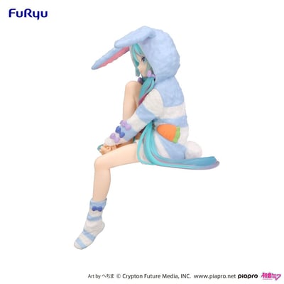 Hatsune Miku - Blue Color - Rabbit Ear Hood Pajama - Noodle Stopper - Furyu - 8
