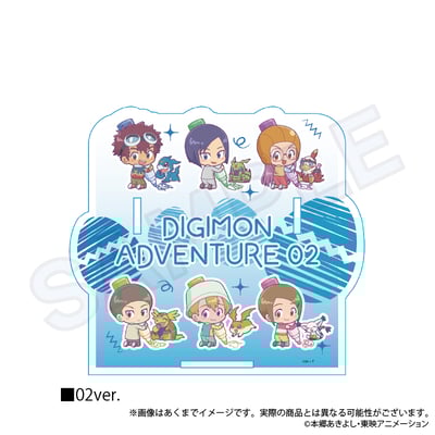 Digimon Adventure 02 - Acryl Stiftehalter (Oekakiccho Version) - Y Line (1)