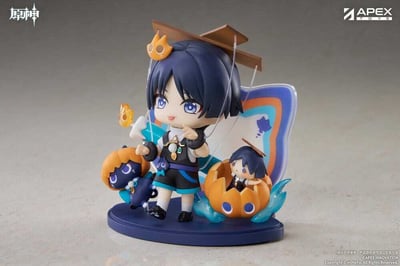 Genshin Impact You Ye Qi Xiang Series Chibi Chara PVC Statue Wanderer 10 cm     - 5