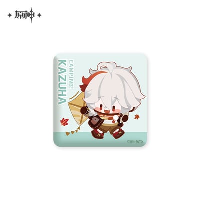 Kazuha Kaedehara - Genshin Impact Relaxing Camp Series - Button - miHoYo (1)