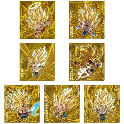 Schokoladen Waffeln mit Sammelsticker - Dragon Ball Super Warrior Seal Wafer Super Ultimate Sparking!!! - Bandai - 14 g (2)
